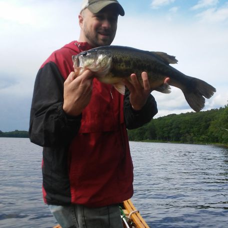 Fishing Bass -- Midcoast Maine
